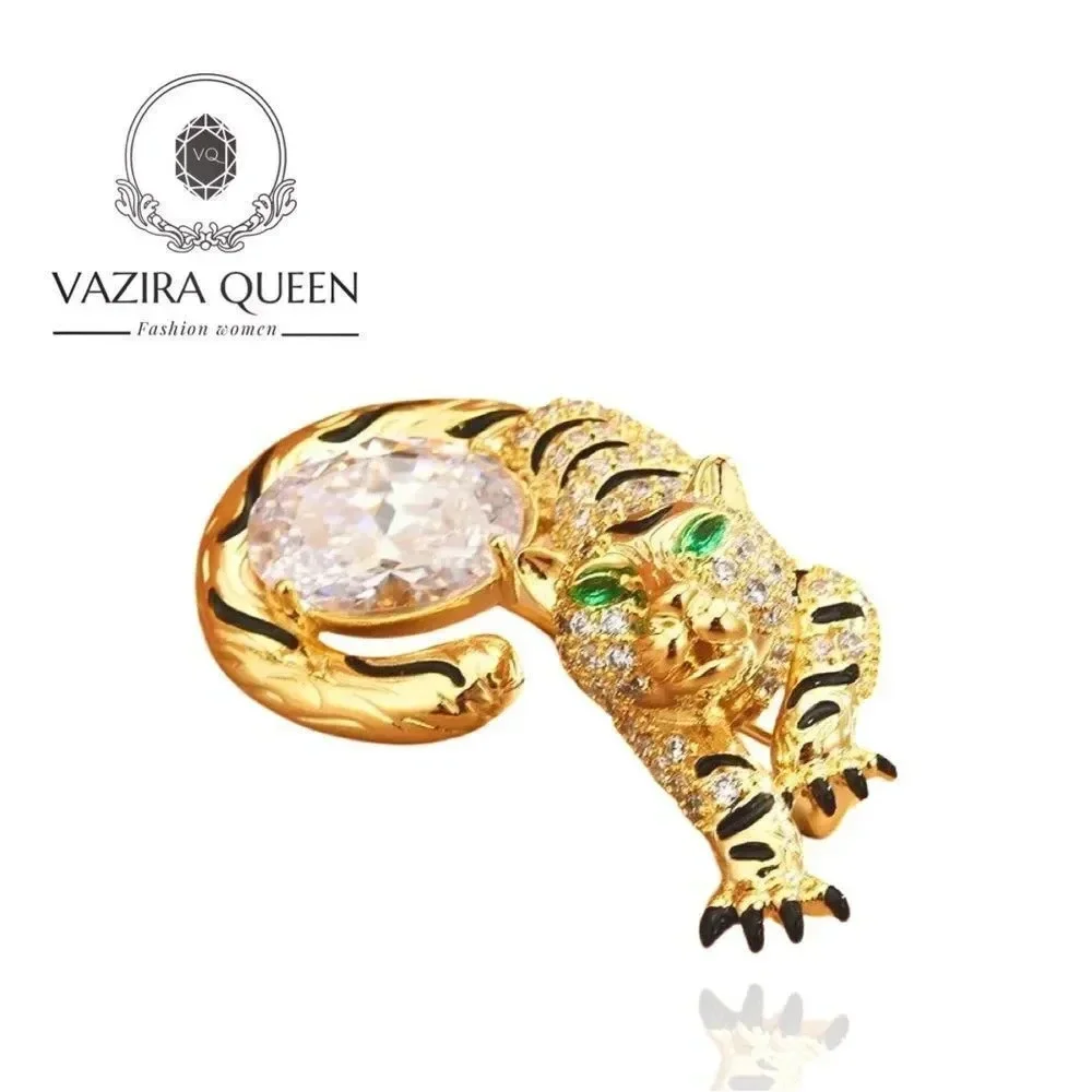 VQ Tiger Brooch
